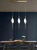 Pendant Lamps Modern Luxury Copper Lighting Nordic Crystal LED Lamp For Dinning Room Designer Hanging Light Fixture