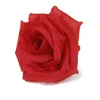 Flores decorativas 60 pçs rosa flor real olhando rosas artificiais para diy buquês de casamento peças centrais do chuveiro de noiva festa em casa (