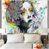 Schilderijen Abstract schilderij Kleur Tapijt Computer Afdrukken Huis Decoratieve Achtergrond Doek Muur Hangende Kaart Drop Levering Tuin Dhvmh