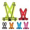 Outdoor Gadgets Highlight Reflective Straps Night Work Security Running Cycling Safety Vest High Visibility Jacket