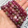 6/8/10MM Natural Pink Tourmaline Crystal Stone Beads Round Loose Spacer Beads For Jewelry Making Diy Earing Bracelet Accessories Fashion JewelryBeads