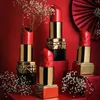 Vases Créatif rouge à lèvres forme Vase en céramique luxe fleur sculpté or moderne salon décorations pour la maison cadeaux créatifs 231030