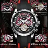 Armbanduhren LIGE Mechanische Uhren Chronograph Uhr für Männer Automatische Herren Luxus Original Marke Edelstahl Uhr 231027