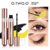 Mascara otwoo 4D Silkfiber Vattentät volym SMUDDEBROST CURLING Förlängning av ögonfransförlängning Ögonsmakeup Tool 231027