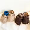 Hausschuhe Herbst Winter Kinder Koreanische Wolle Schuhe Mode Warme Hausschuhe Baby Casual Baumwolle Jungen Mädchen Rutschfeste 231030