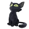 28/30cm desenho animado gato preto branco brinquedos de pelúcia animais de pelúcia macios anime suzume no tojimari brinquedo de pelúcia crianças brinquedo decoração de casa meninos meninas brinquedo presente