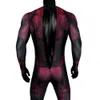 Cosplay halloween carnaval super-herói cosplay traje temerário d impressão zentai herói macacão fantasia bodysuit