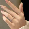 Bröllopsringar 3mm 2mm Full Diamond Rings uppsättning för kvinnor Män 100% 925 Sterling Silver Par Ring Promise Wedding Band Fine Jewelry 231027