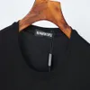 DSQ Phantom Kaplumbağa Erkek Tasarımcı Tişört İtalyan Milan Moda Logosu Baskı Tişört Yaz Siyah Beyaz T-Shirt Hip Hop Sokak Giyim 10261b