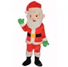 Desempenho Papai Noel Mascote Traje de Alta Qualidade Natal Halloween Fantasia Vestido de Festa Dos Desenhos Animados Personagem Terno Carnaval Unisex Outfit