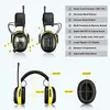 Cell Phone Earphones NRR 30dB MP3 AM FM Radio Hearing Protection Ear Muffs Electronic Protector Noise Reduction Safety Earmuffs for Working 231030