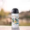 Tumblers 400/500/600 / 750ml DIY sublimação garrafa de água em branco branco reto magro tumbler copo para impressão de transferência de imprensa de calor