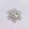 Broches Mode Koreaanse High-end Broche Dames Strass Sjaal Gesp Anti-licht Kristal Pin Parel Accessoires