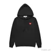 Cdgs Sweat à capuche pour homme - Sweat à capuche avec fermeture éclair - Commes Cardigan Des Small Red Heart - Garcons Standard et polaire - Pull décontracté ASD