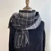 스카프 패션 겨울 격자 무늬 스카프 여성 가을과 영국의 클래식 모방 캐시미어 SHA 231027