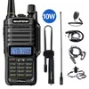 Walkie Talkie Baofeng UV9Rプラス10W IP68防水高電力CBハム20 km長距離プロポータブル双方向ラジオハンティング231030