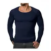 Pulls pour hommes Automne Hommes Pull tricoté Pull Mâle Casual Slim Fit Pulls O-Cou À Manches Longues Noir Rouge Pull S-2XL 231030