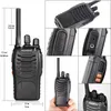 Walkie Talkie 2PCS BAOFENG 888S Amateur Handheld Zwei-Wege-Radio TH888S UHF Tragbare Talkies für Erwachsene Wandern Radfahren Camping 231030