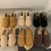 Bucken chaussures femmes chaussures en peluche haricot 2022 nouvelles chaussures d'automne et d'hiver pour femmes chaussures plates chaussures en peluche avec des chaussures en coton