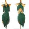 Stage Wear Latin Dance Dress Lady Junior Costumes Women Fringe Konkurs LQ411