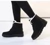 Stiefel Frauen Winter Damen Schnee Schnüren Knöchel Weibliche Rutschfeste Plüschfell Schuhe Warm Halten Botas Plus Größe 3543 231030