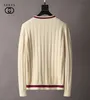 Herrdesigners tröjor Pullover män kvinnor långärmad tröja tröja broderi stickkläder par kläder vinter varma toppar w27