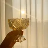 Vasen Kerzenhalter für Heimdekoration, Tischdekoration aus Glas, Kerzenhalter