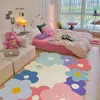 Carpets Bedroom Home Carpet Large Area Colorful Living Room Flower Thickened Decoration Rug Non-slip Coffee Table Mat