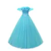 Quinceanera Dresses Princess Bateau 스팽글 볼 가운 Tulle Lace-up Plus Size Sweet 16 데뷔 파티 생일 전수 de 15 anos Q05