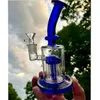 20cm de altura vidro bong hookahs vidro água bongs fumaça tubo de vidro reciclador plataformas petrolíferas com 14mm banger