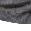 Herrtröjor män Turtlenecks tröjor Knitwear Pullovers Solid Color LongeeLeVed Striped tröja Male Casual Daily Multicolor Sweaters S-XXL 231030