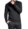 Men's Thermal Underwear 100% Merino Wool Base Layer Mens Long Sleeve Shirt Thermal Underwear Top 210G Merino Wool Everyday Baselayer Trekking Hunting 231030