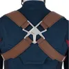 Cosplay dorosły mężczyźni Carnival Halloween ubrania końcowe Kapitan Cosplay Cosplay Super Soldier Steven Rogers Kompletny strój