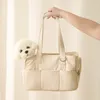 犬のキャリア子犬バッグチワワを運ぶ小さな肩のハンドバッグペットウォーキングバッグ