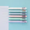 1st 0,5 mm Creative Macaron 6 Color Ballpoint Pen Candy Multi Ink Spot Liner Marker Office School