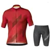 Tävlingsuppsättningar Cycling Suit ShorteVed Shirt-remkudde Shorts absorberar svett.