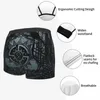 Cuecas masculinas calcinha retro pássaro homens boxer roupa interior algodão para masculino tamanho grande lote macio