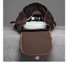 Plecak o dużej pojemności Pierwsza warstwa torba podróży w torbie podróżniczej Pełna skórzana męska szkoła automatyczna klamra laptopa Retro
