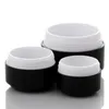 Pots en plastique vides avec couvercle pour crèmes, stockage d'échantillons de maquillage, expédition rapide, 5g, 10g, 15g, 30g