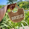 Party Supplies Custom Rattan Basket Bride Bridesmaid Gifts Wedding Present Package Po Props For Pograph