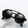 Sunglasses Vintage Retro Round For Mens Womens Cyber Punk Glasses Gothic Steampunk UV400