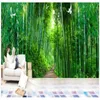 Wallpapers 3d Wallpaper For Walls 3 D Living Room Bamboo Forest Whole House Background Wall