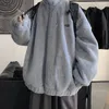 Vestes pour hommes Hommes Double face Polaire Chaud Manteau d'hiver Mode Casual Streetwear Vêtements Corée Épaissi