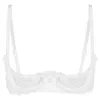 Bras Womens Half Cust Bra Tops прозрачные шлюзовые шнурки