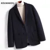 Men's Jackets 2024 Winter Double sided wool coat Men's casual woolen s single breasted men short over high quality trench M-3XL 231030