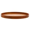 Servis uppsättningar 1pc serverande Tray Woode Steak Pizza Barbecue Snack