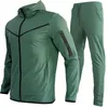 Herren-Hoodie Tike Tech-Designer-Hoodies Lauf- und Outdoor-Trainingsset Zweiteiliges Trainingsanzug-Set Kapuzen-Cardigan in Kontrastfarben Frühlings- und Herbst-Set 08