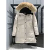 Women's Down Parkas Designer Canadian Goose Mid Length Version Pufferer Down Womens Jacket Down Parkas Winter Thick Warm Coats Womens654