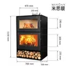 Lareira Lareira com forno vertical 70 fogões individuais