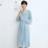 Männer Nachtwäsche Liebhaber Kleid Kleidung Nachthemd Baumwolle Kleid Übergroßen Bademantel Nachtwäsche Chinesische Feste Dressing Hause Robe